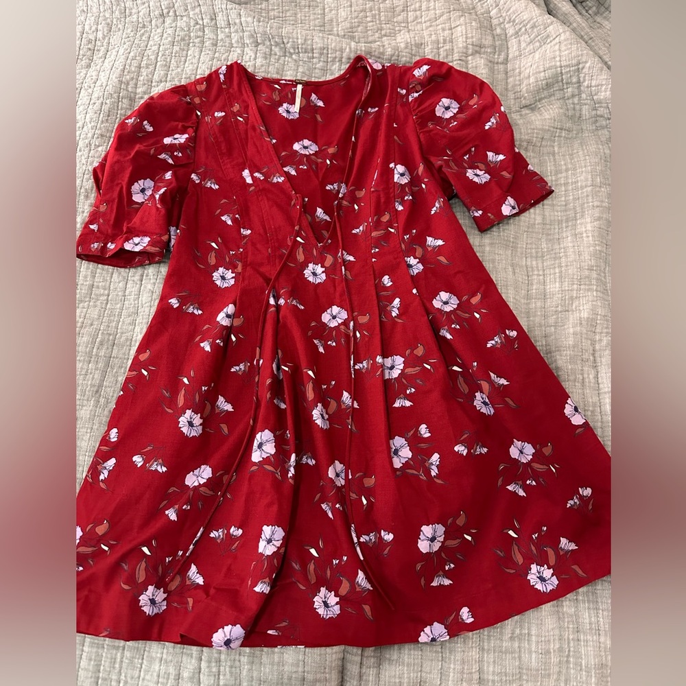 red free people dress size S/P